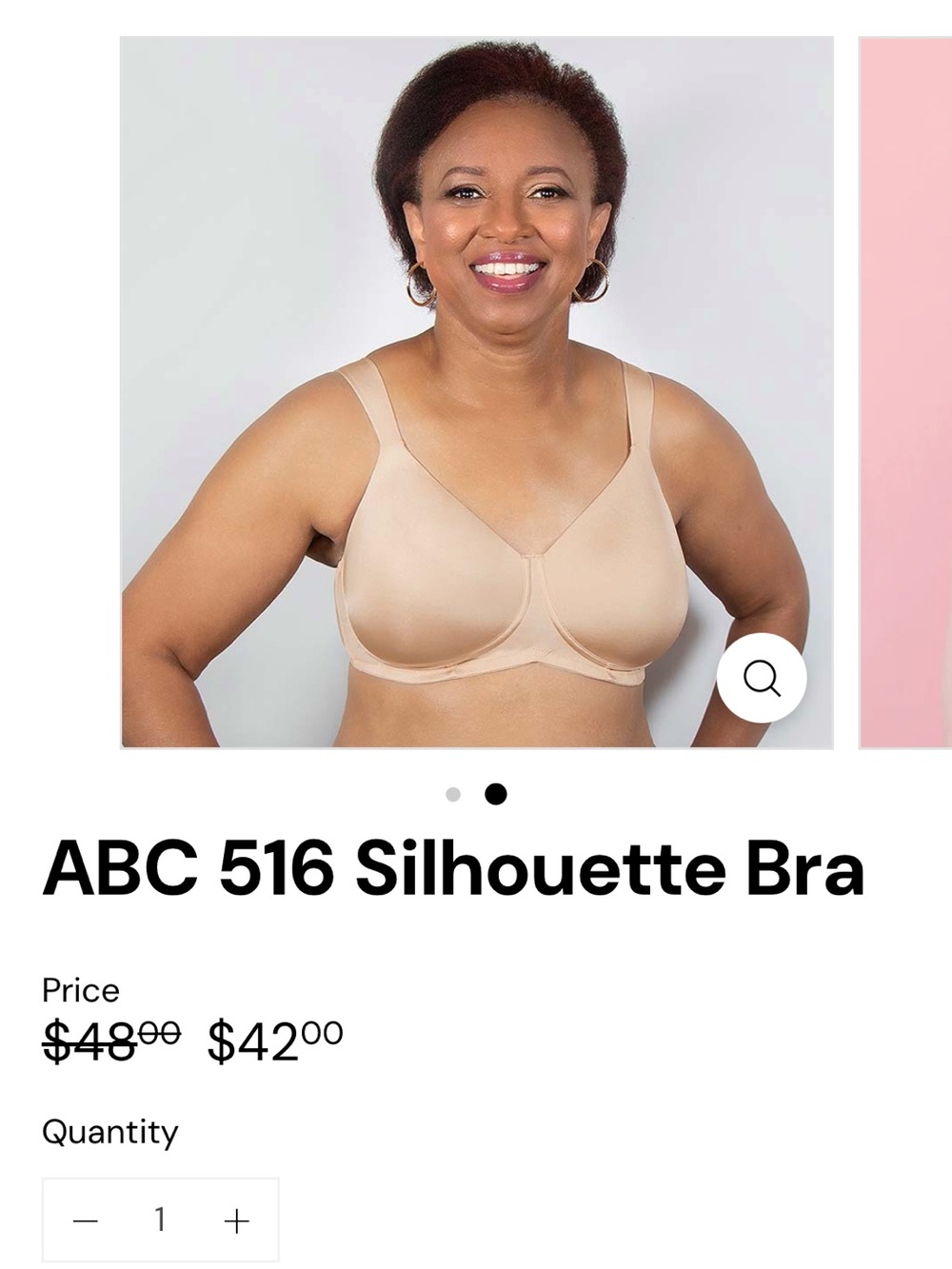 ABC Silhouette Bra Signature Collection, Style 516, US 34 DD, vgood used cond